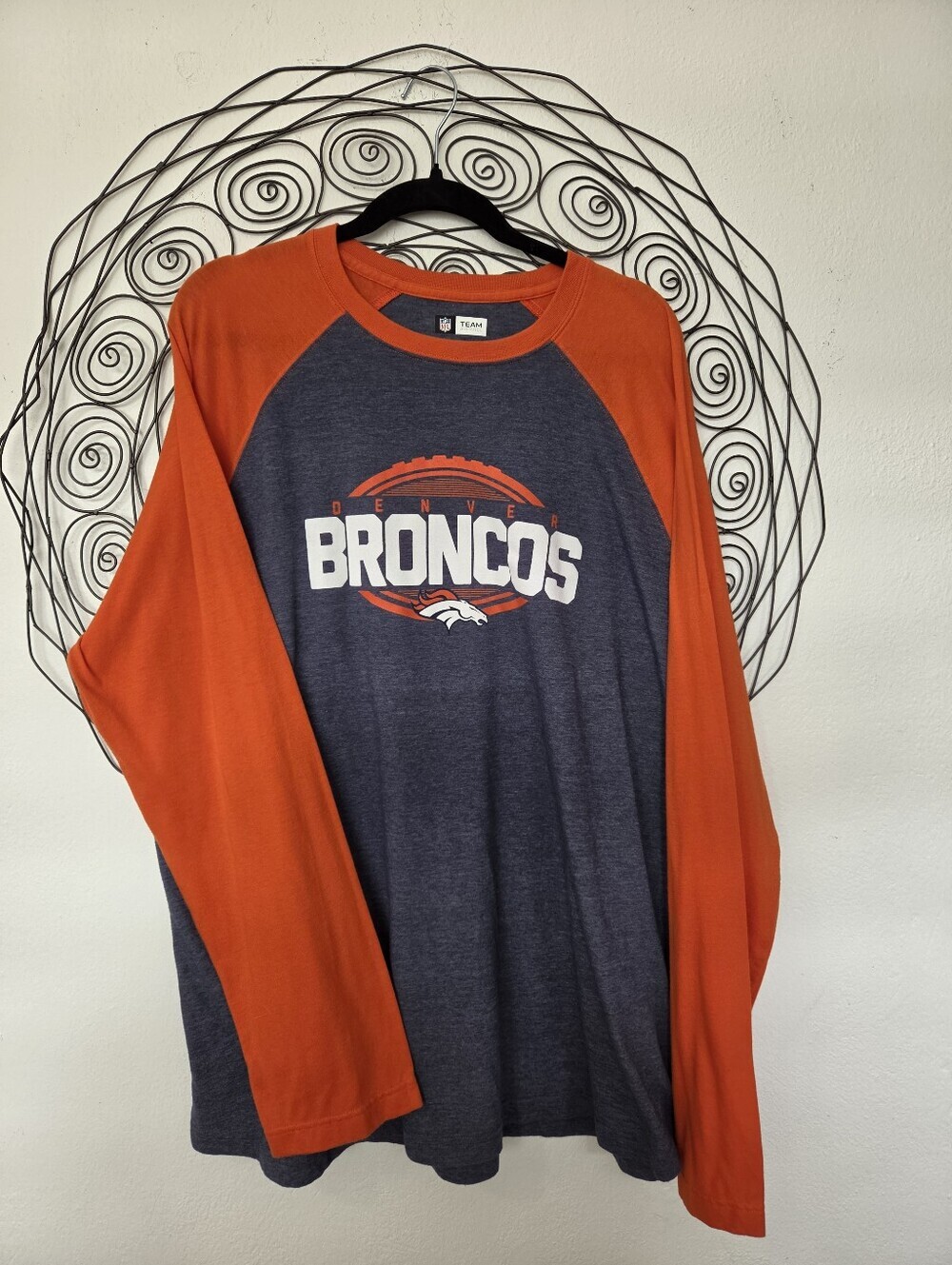 Mens NFL Team Apparel Denver Broncos 3 XL